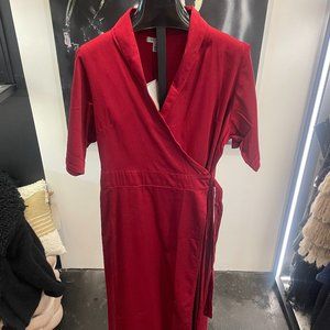 Orvana Red Wrap Dress